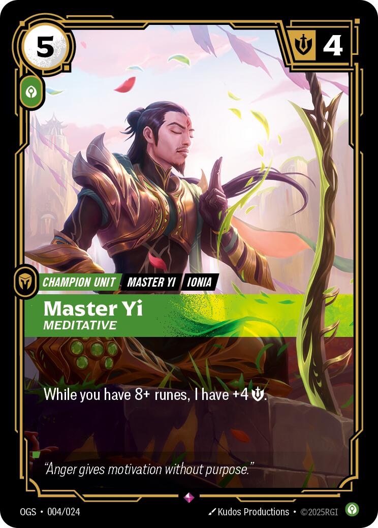 Master Yi - Meditative [OGS - 004/024]