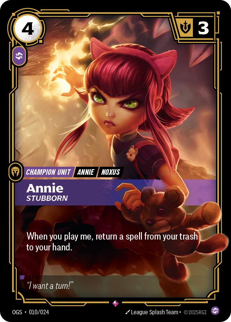 Annie - Stubborn [OGS - 010/024]