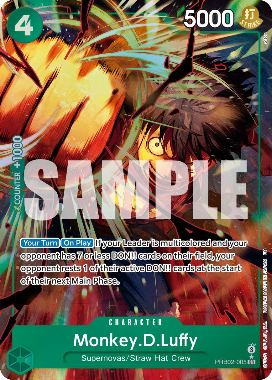 Monkey.D.Luffy - PRB02-005 (Alternate Art) [PRB-02 - PRB02-005]