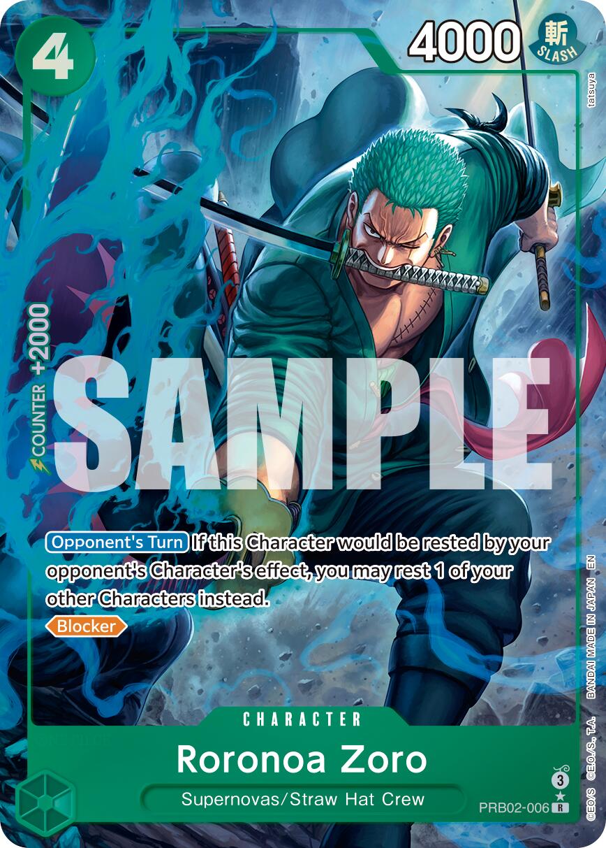 Roronoa Zoro - PRB02-006 (Alternate Art) [PRB-02 - PRB02-006]