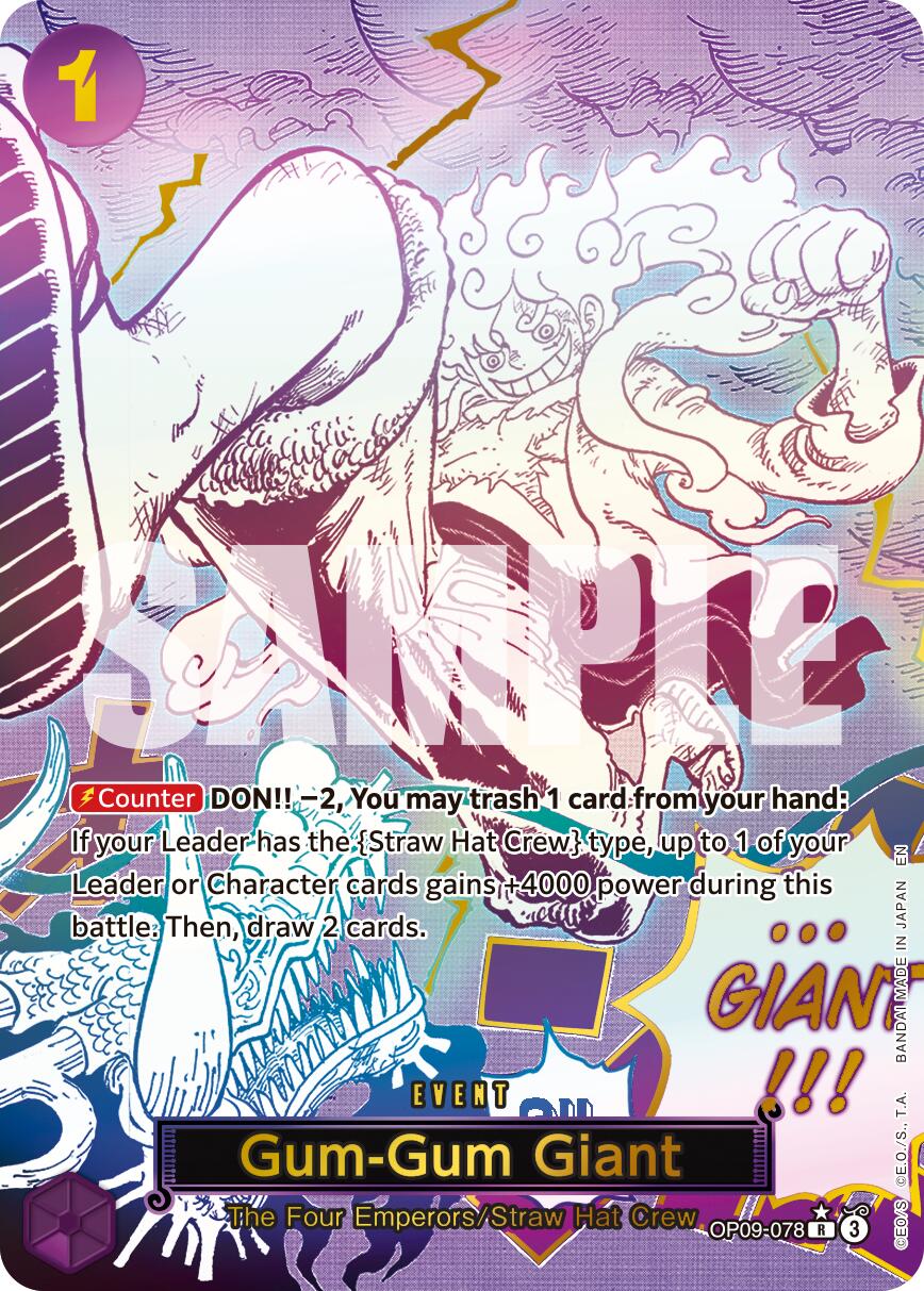Gum-Gum Giant (Alternate Art) [PRB-02 - OP09-078]