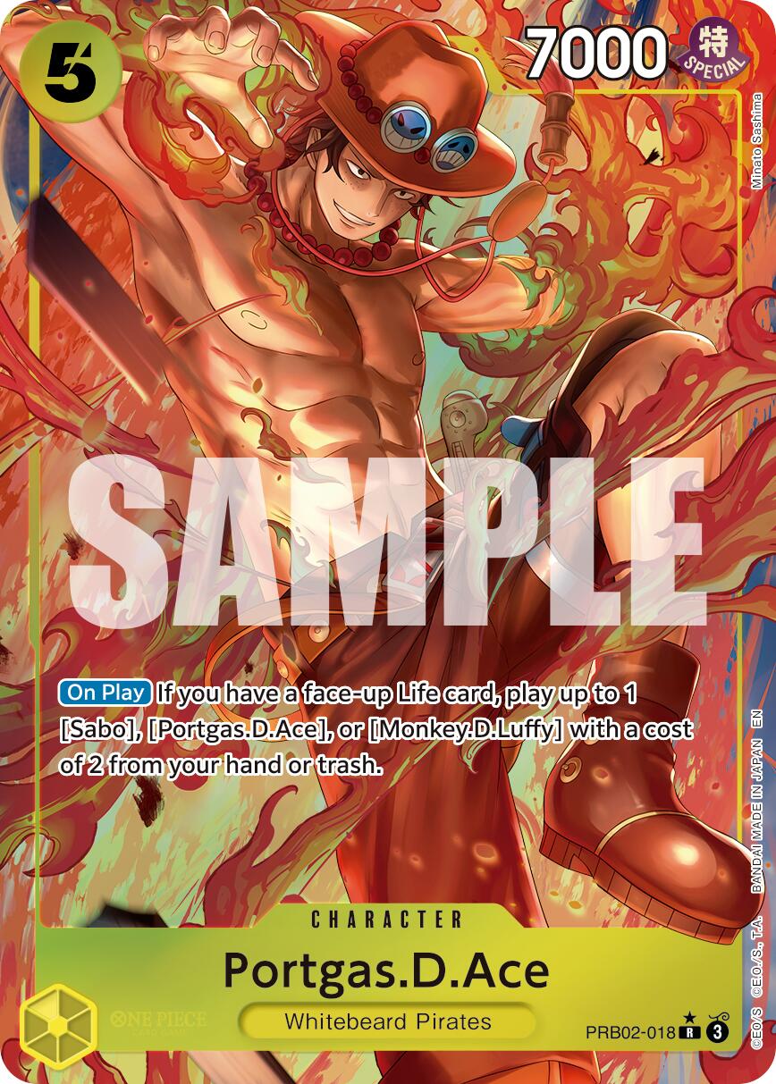 Portgas.D.Ace - PRB02-018 (Alternate Art) [PRB-02 - PRB02-018]