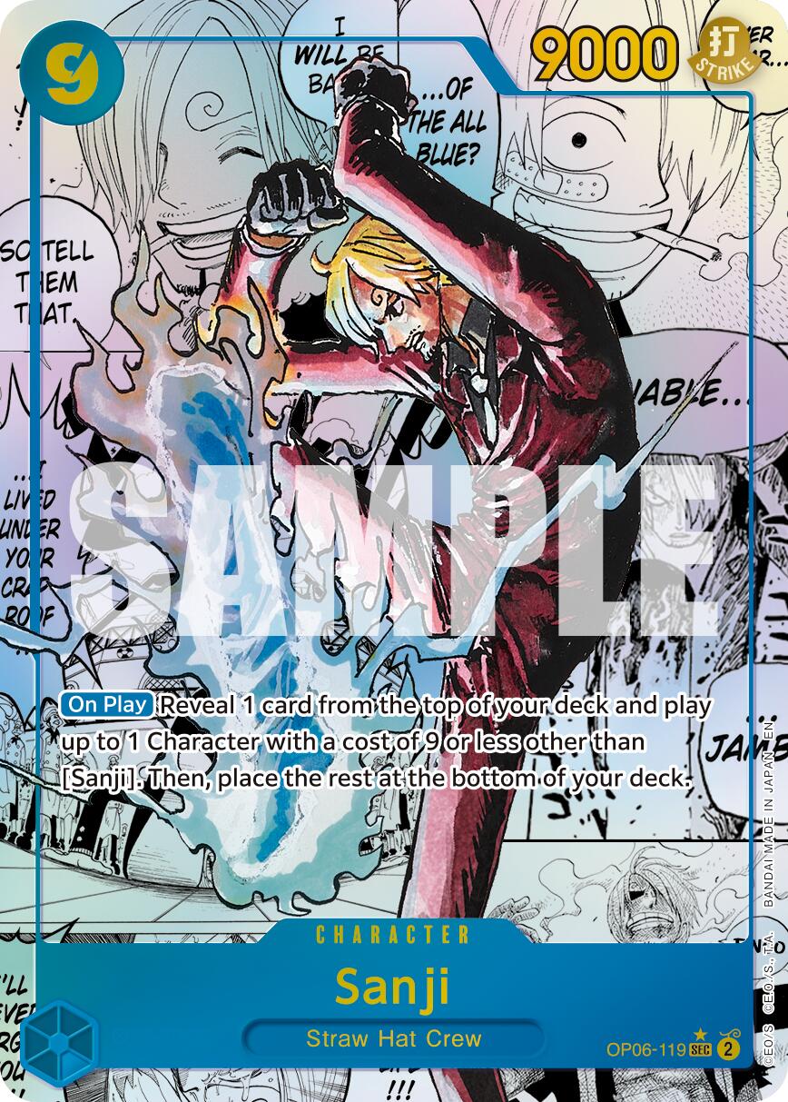 Sanji - OP06-119 (Manga) [PRB-02 - OP06-119]