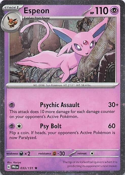 Espeon - 033/131 (Cosmos Holo) [MCAP - 033/131]