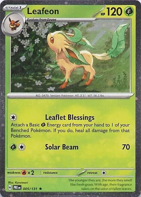 Leafeon - 005/131 (Cosmos Holo) [MCAP - 005/131]