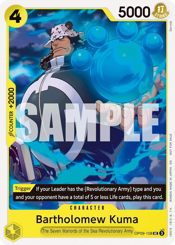 Bartholomew Kuma (Tournament Pack 2025 Vol. 4) [OP-PR - OP09-108]