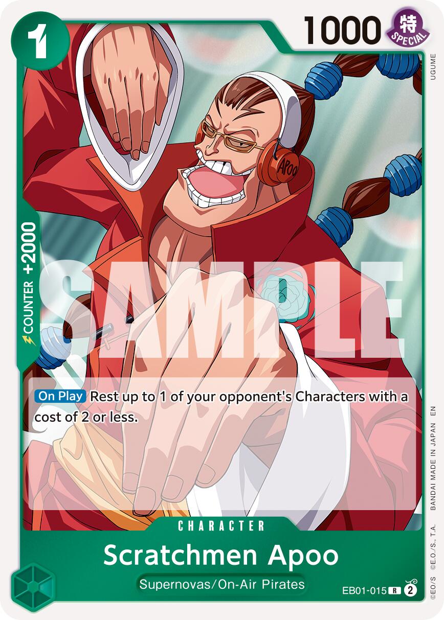 Scratchmen Apoo - EB01-015 (Reprint) [PRB-02 - EB01-015]