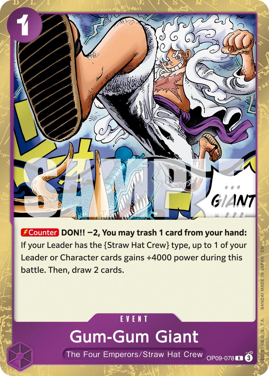 Gum-Gum Giant (Reprint) [PRB-02 - OP09-078]