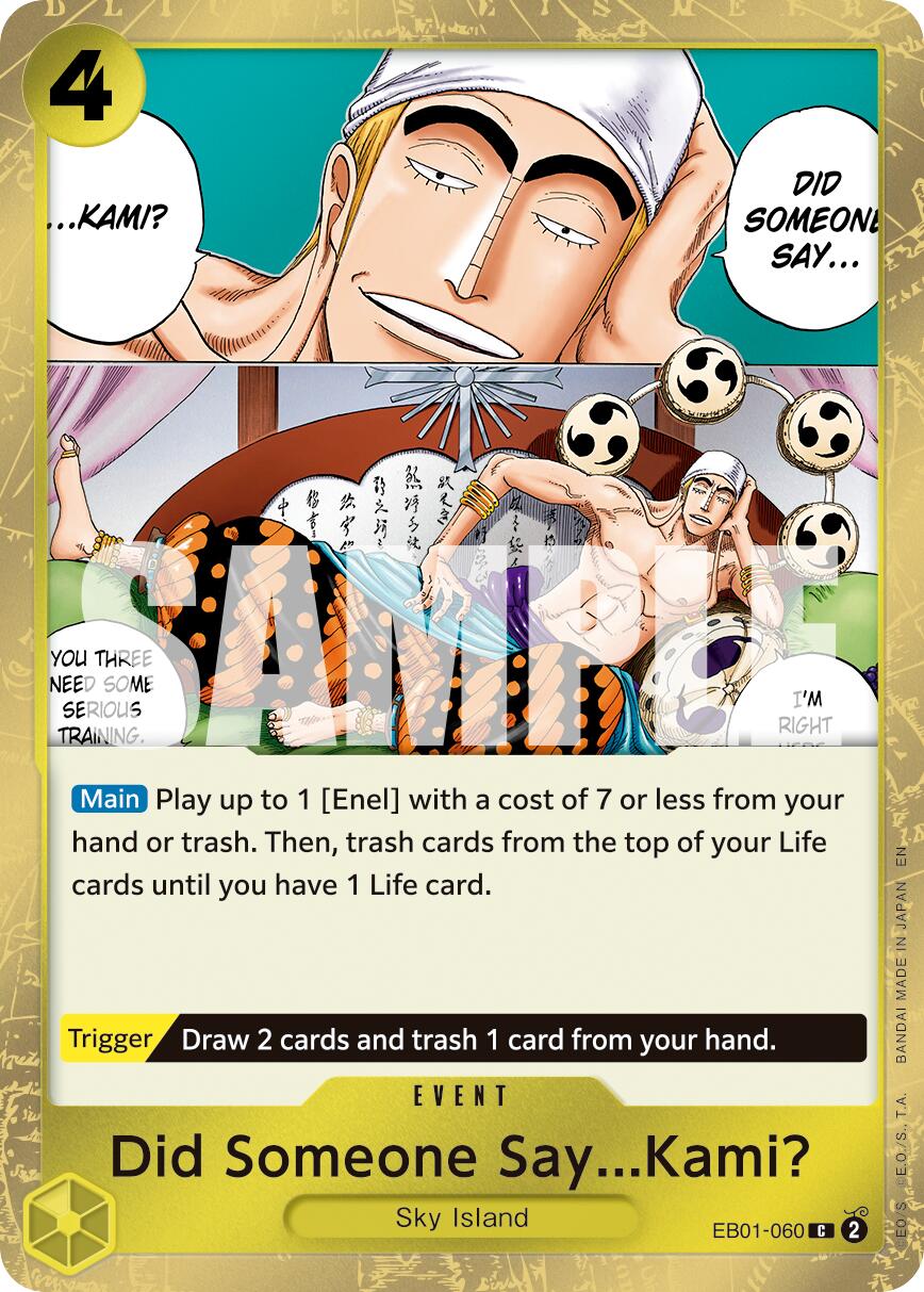 Did Someone Say...Kami? (Pirate Foil) [PRB-02 - EB01-060]