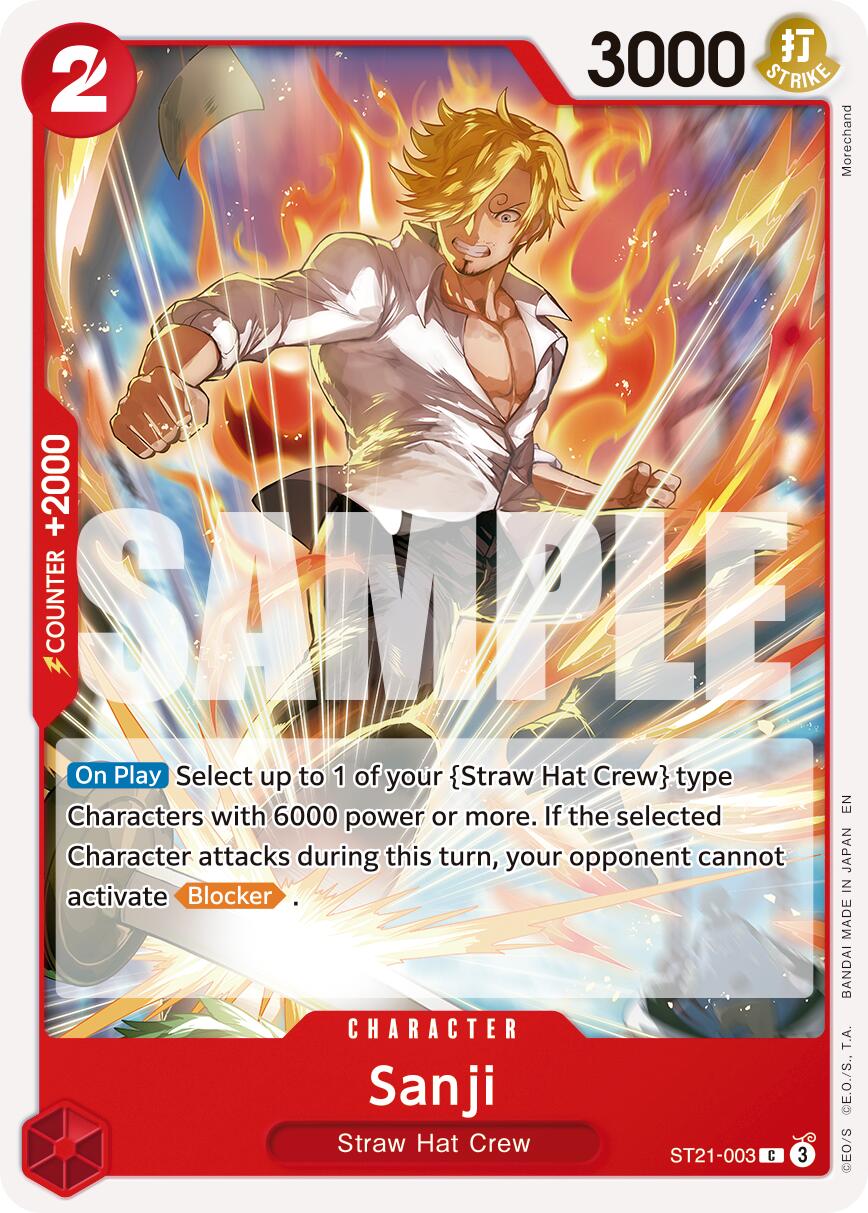 Sanji - ST21-003 (Reprint) [PRB-02 - ST21-003]