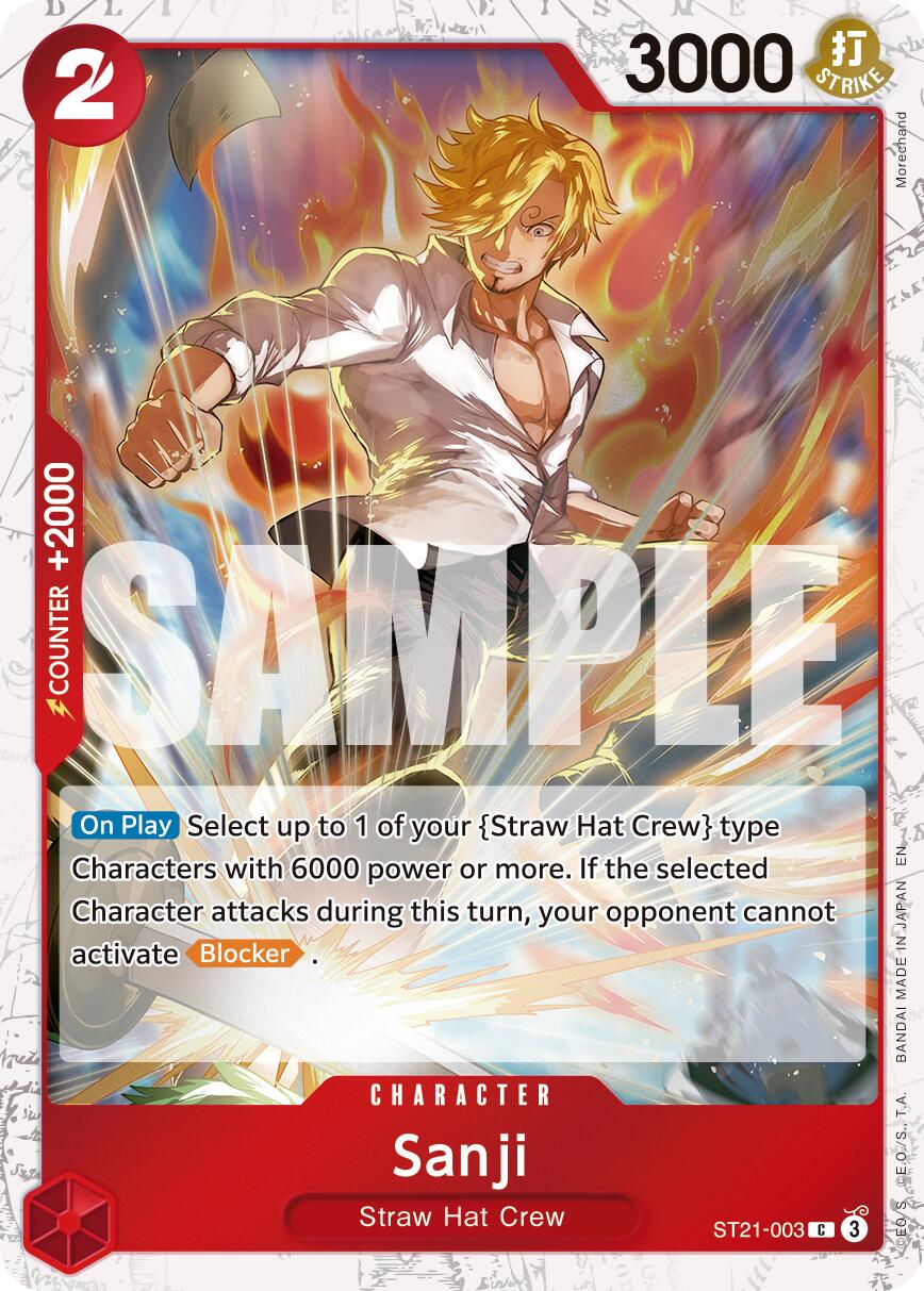 Sanji - ST21-003 (Pirate Foil) [PRB-02 - ST21-003]