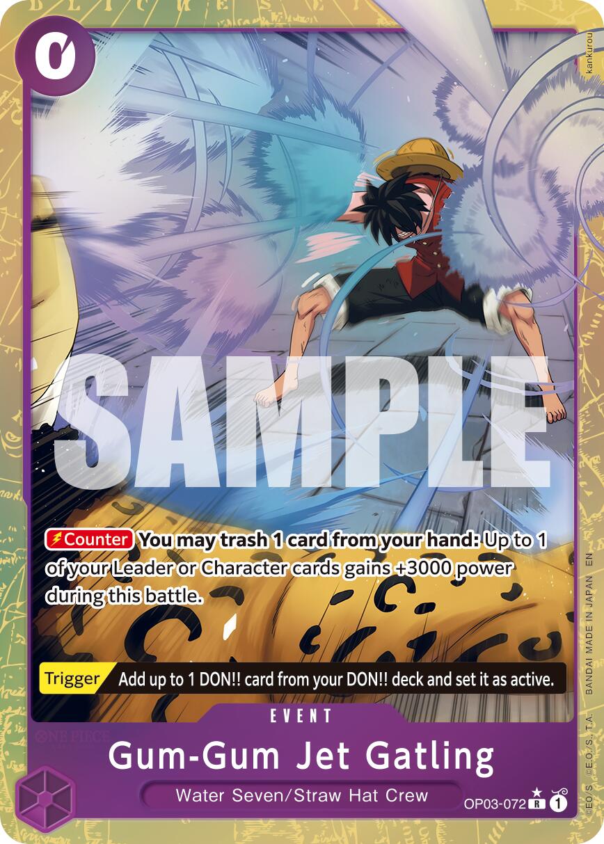 Gum-Gum Jet Gatling (Alternate Art) [PRB-02 - OP03-072]