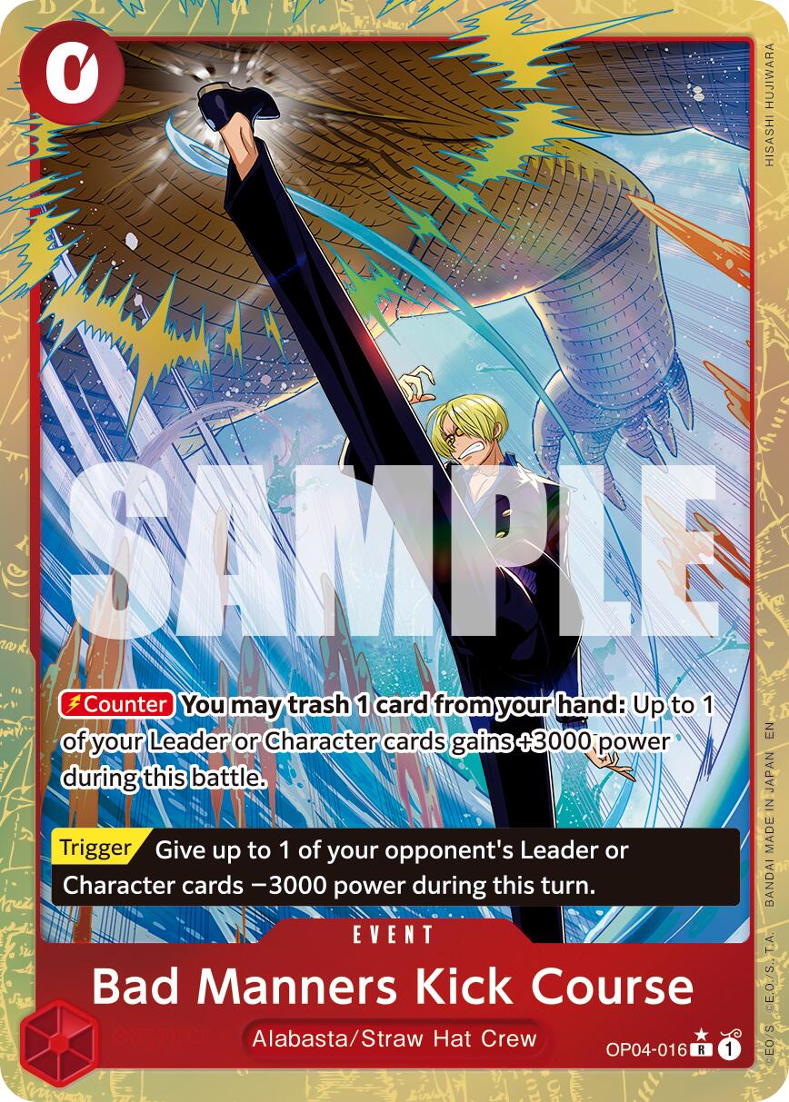 Bad Manners Kick Course (Alternate Art) [PRB-02 - OP04-016]