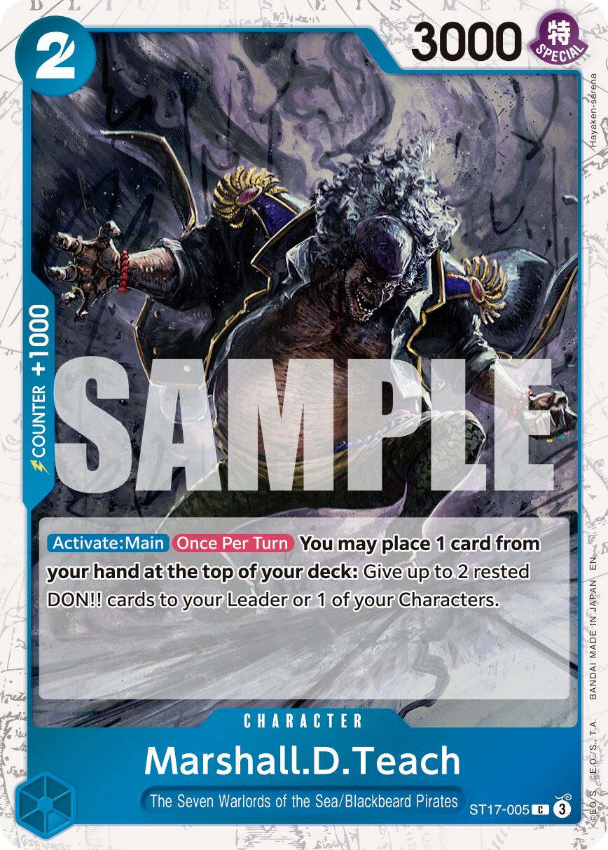 Marshall.D.Teach - ST17-005 (Pirate Foil) [PRB-02 - ST17-005]