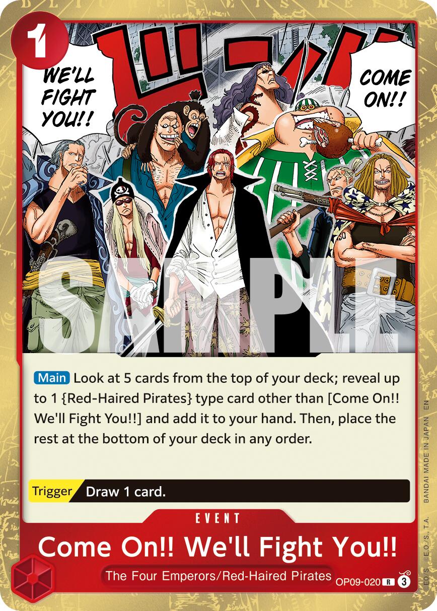 Come On!! We'll Fight You!! (Reprint) [PRB-02 - OP09-020]