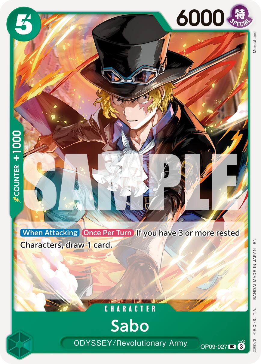 Sabo - OP09-027 (Reprint) [PRB-02 - OP09-027]