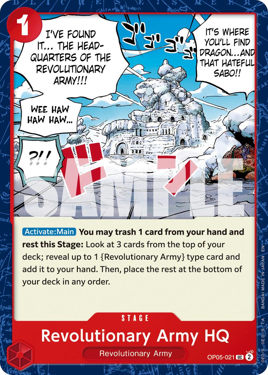 Revolutionary Army HQ (Reprint) [PRB-02 - OP05-021]