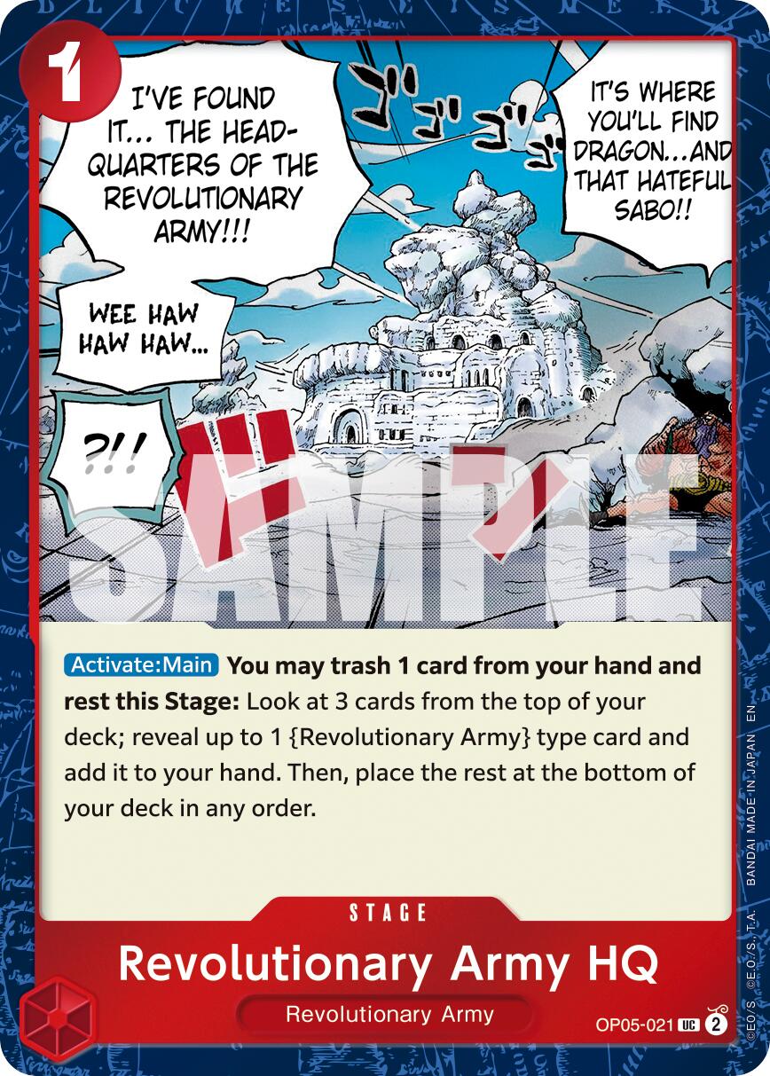 Revolutionary Army HQ (Pirate Foil) [PRB-02 - OP05-021]