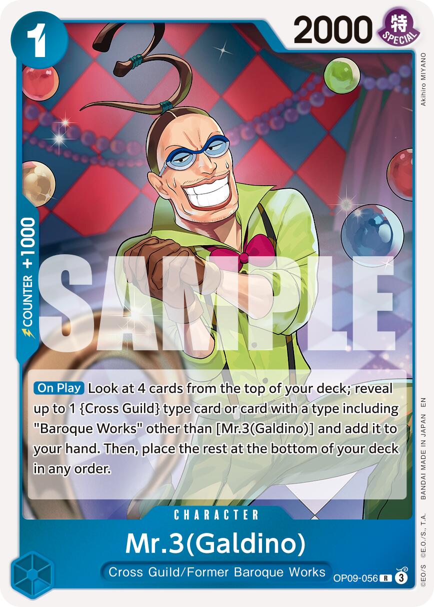 Mr.3(Galdino) - OP09-056 (Reprint) [PRB-02 - OP09-056]