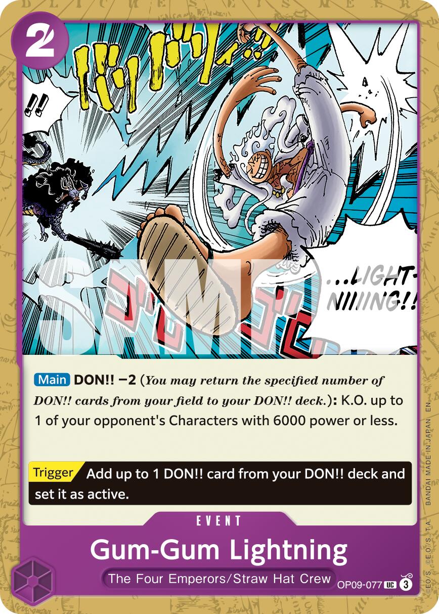 Gum-Gum Lightning (Reprint) [PRB-02 - OP09-077]