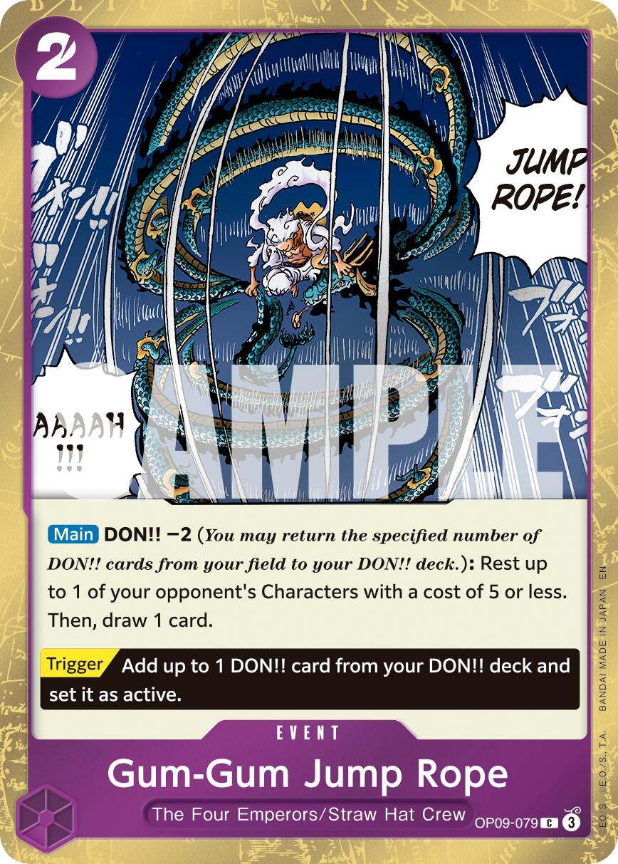 Gum-Gum Jump Rope (Pirate Foil) [PRB-02 - OP09-079]