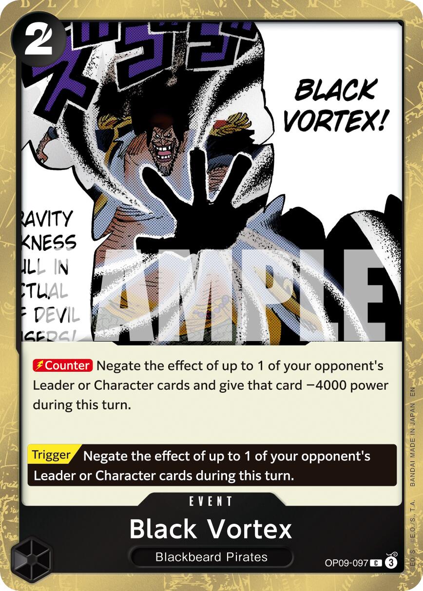 Black Vortex (Pirate Foil) [PRB-02 - OP09-097]