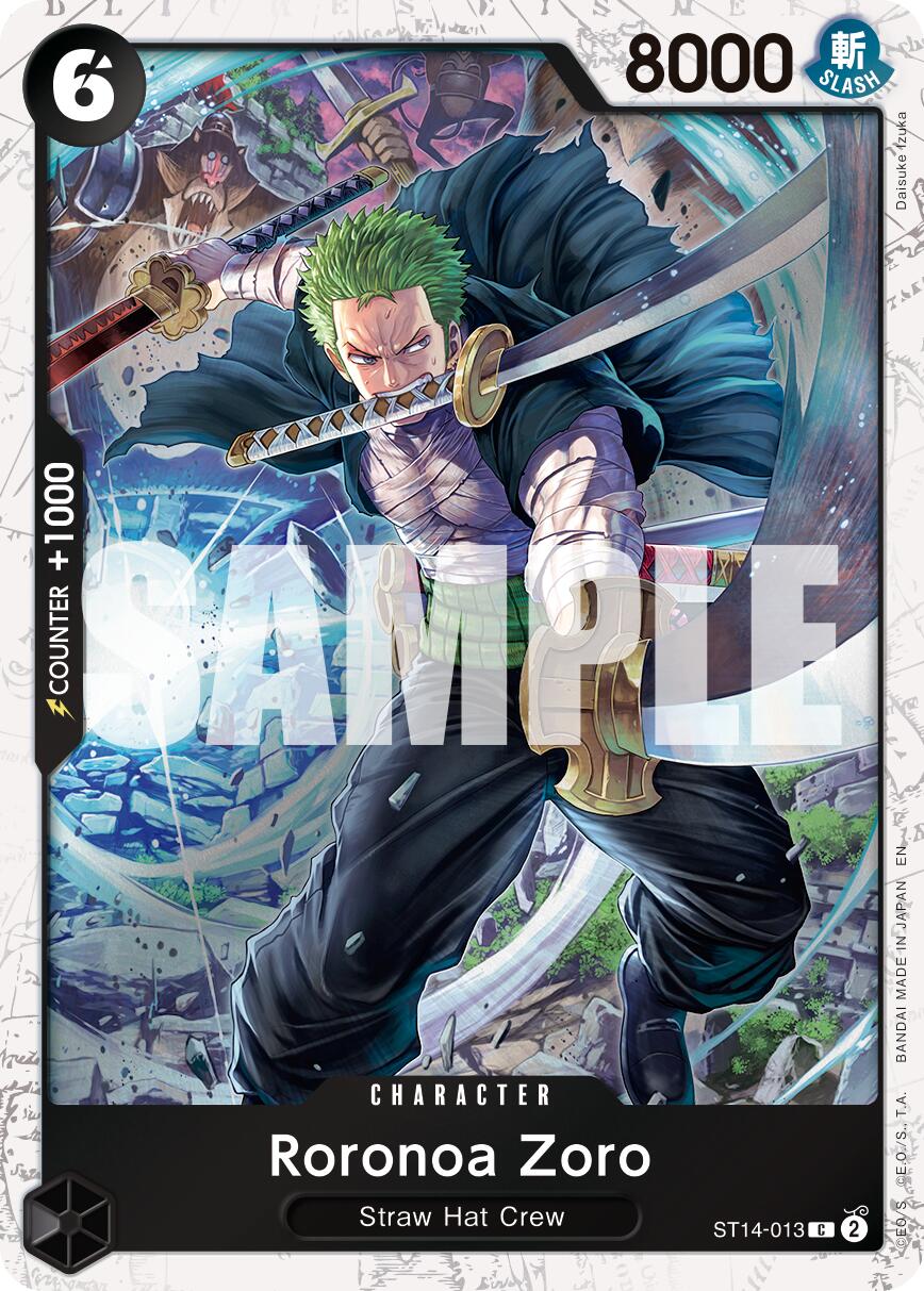 Roronoa Zoro - ST14-013 (Pirate Foil) [PRB-02 - ST14-013]