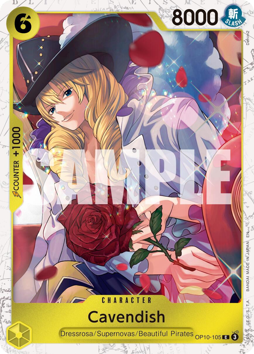 Cavendish - OP10-105 (Pirate Foil) [PRB-02 - OP10-105]