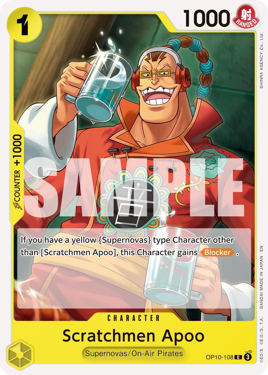 Scratchmen Apoo - OP10-108 (Reprint) [PRB-02 - OP10-108]