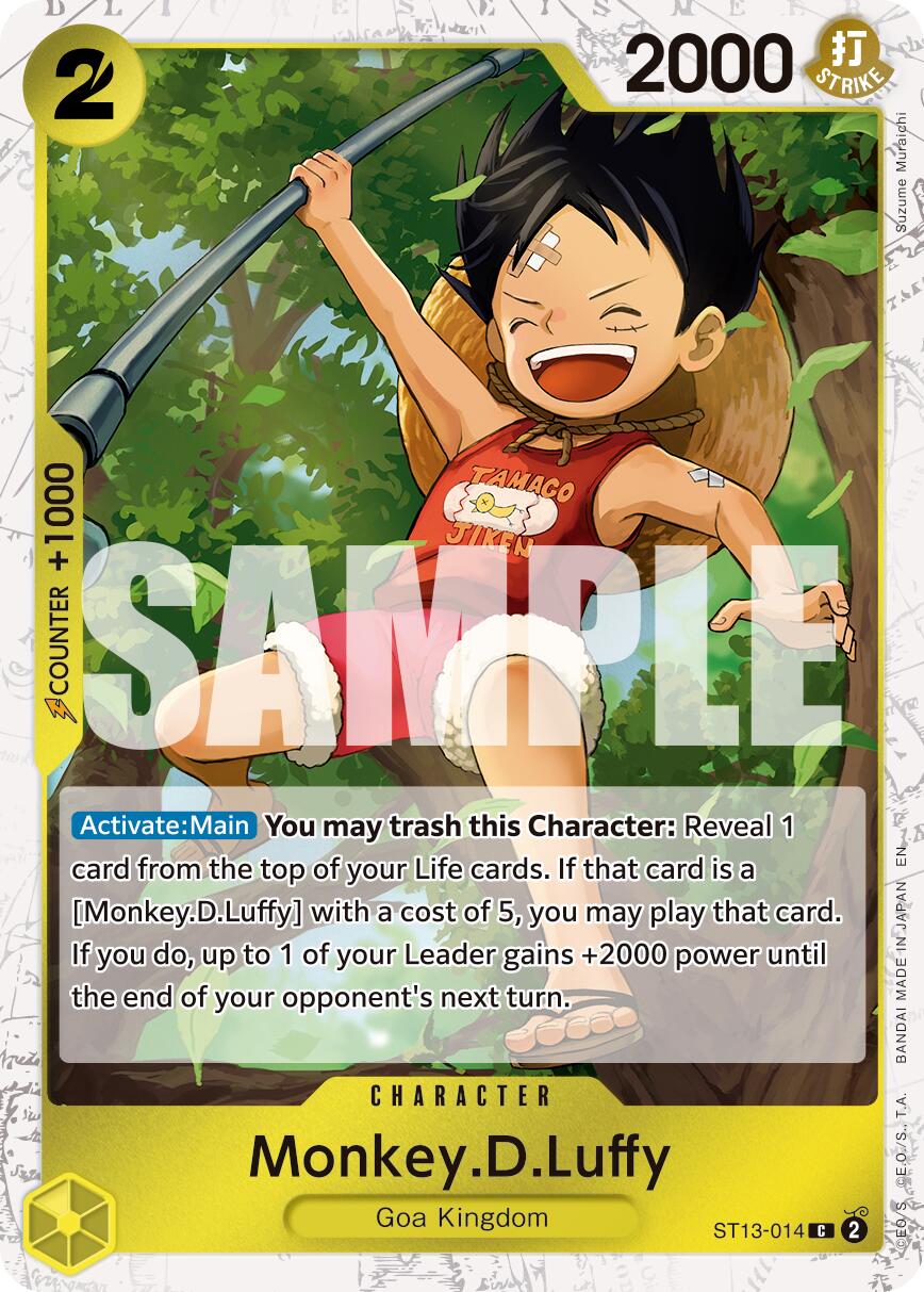 Monkey.D.Luffy - ST13-014 (Pirate Foil) [PRB-02 - ST13-014]