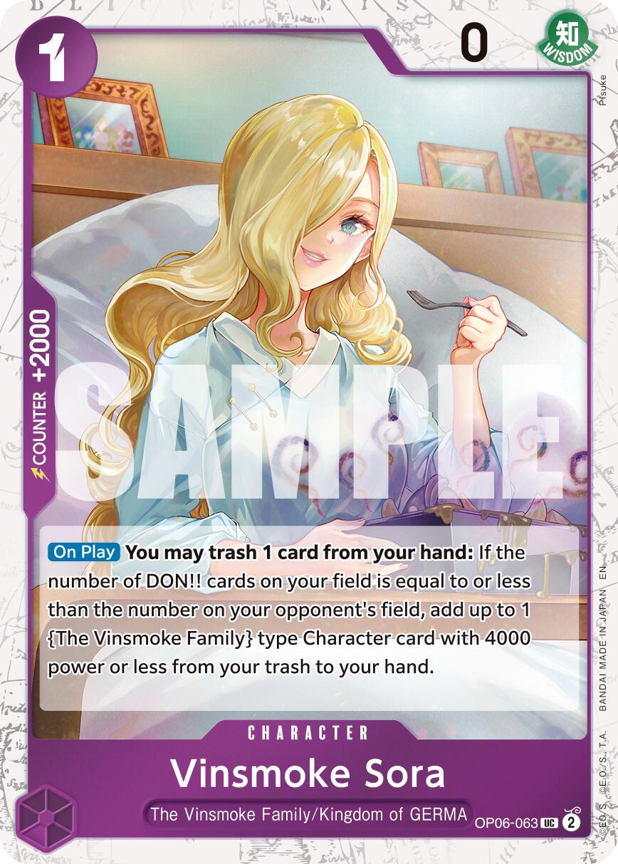 Vinsmoke Sora (Pirate Foil) [PRB-02 - OP06-063]
