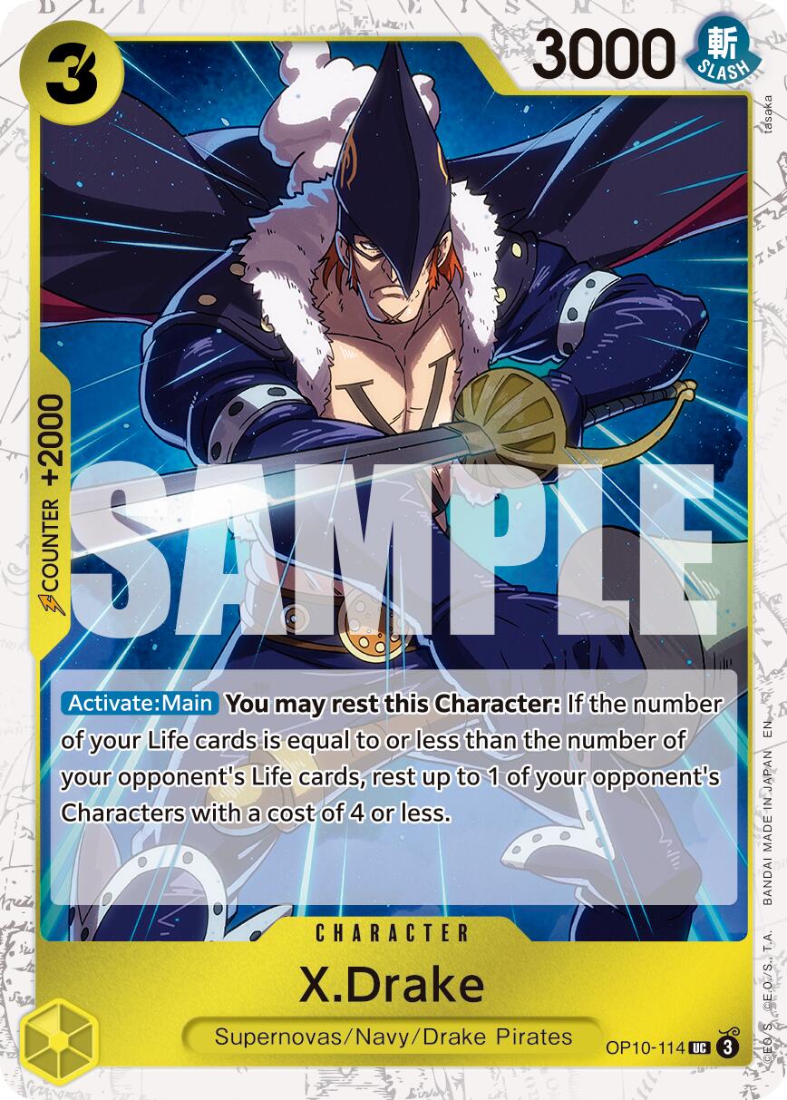 X.Drake (Pirate Foil) [PRB-02 - OP10-114]