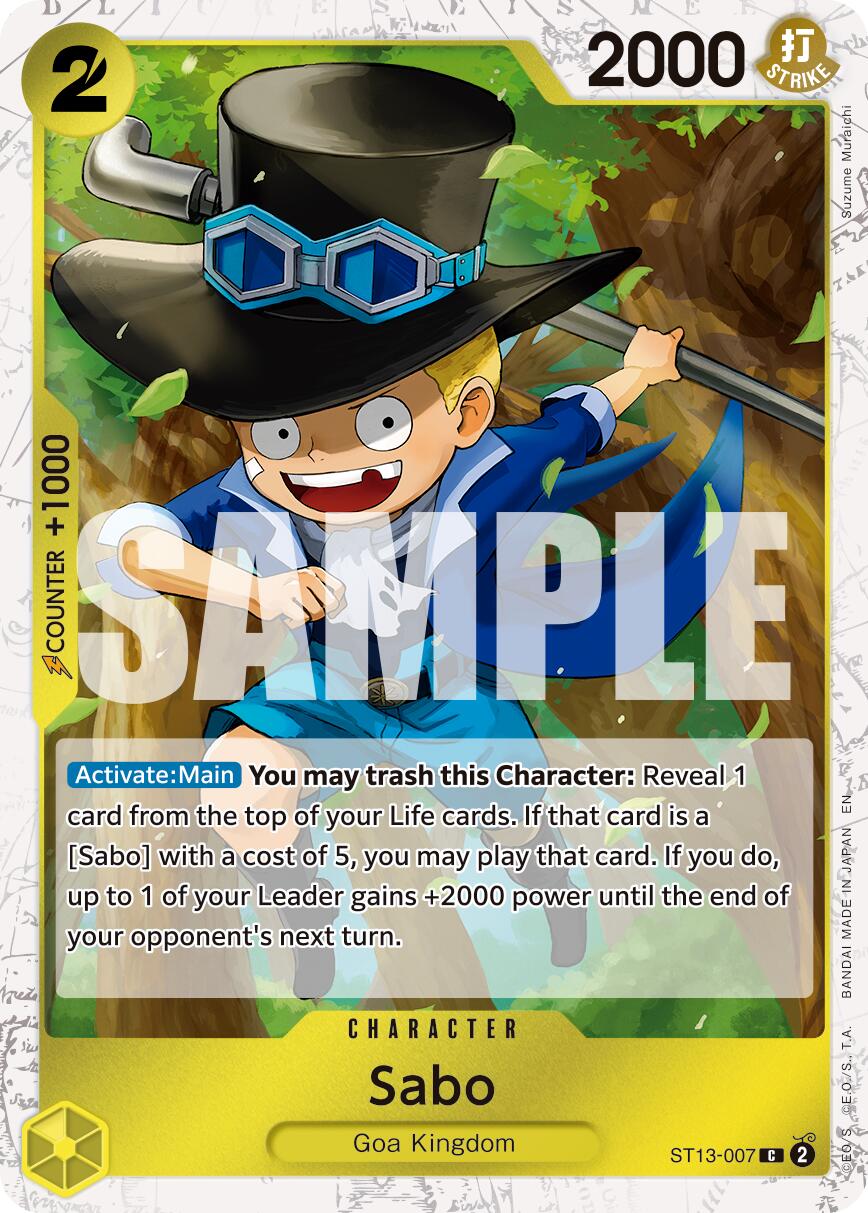 Sabo - ST13-007 (Pirate Foil) [PRB-02 - ST13-007]