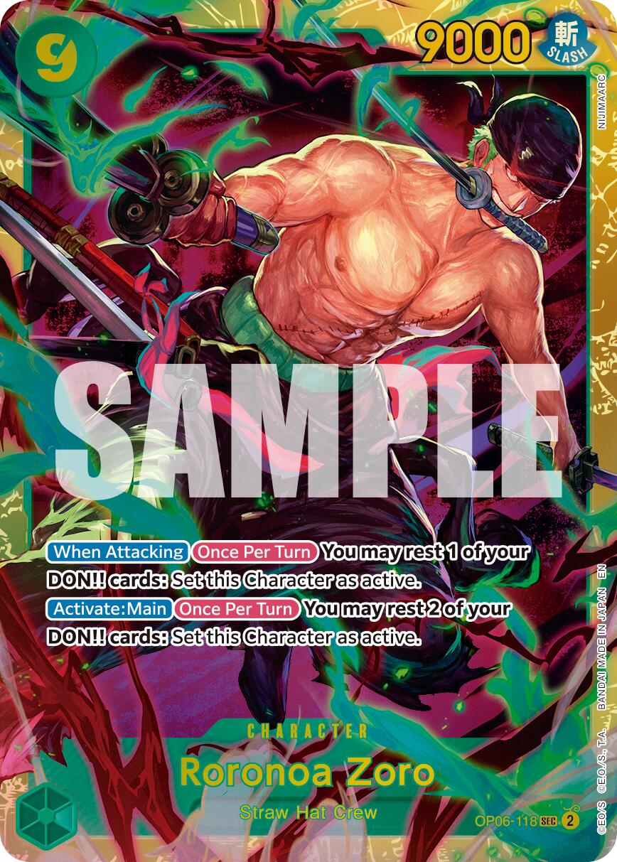 Roronoa Zoro - OP06-118 (Reprint) [PRB-02 - OP06-118]