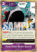 Slow-Slow Beam Sword (Pirate Foil) [PRB-02 - OP07-076]