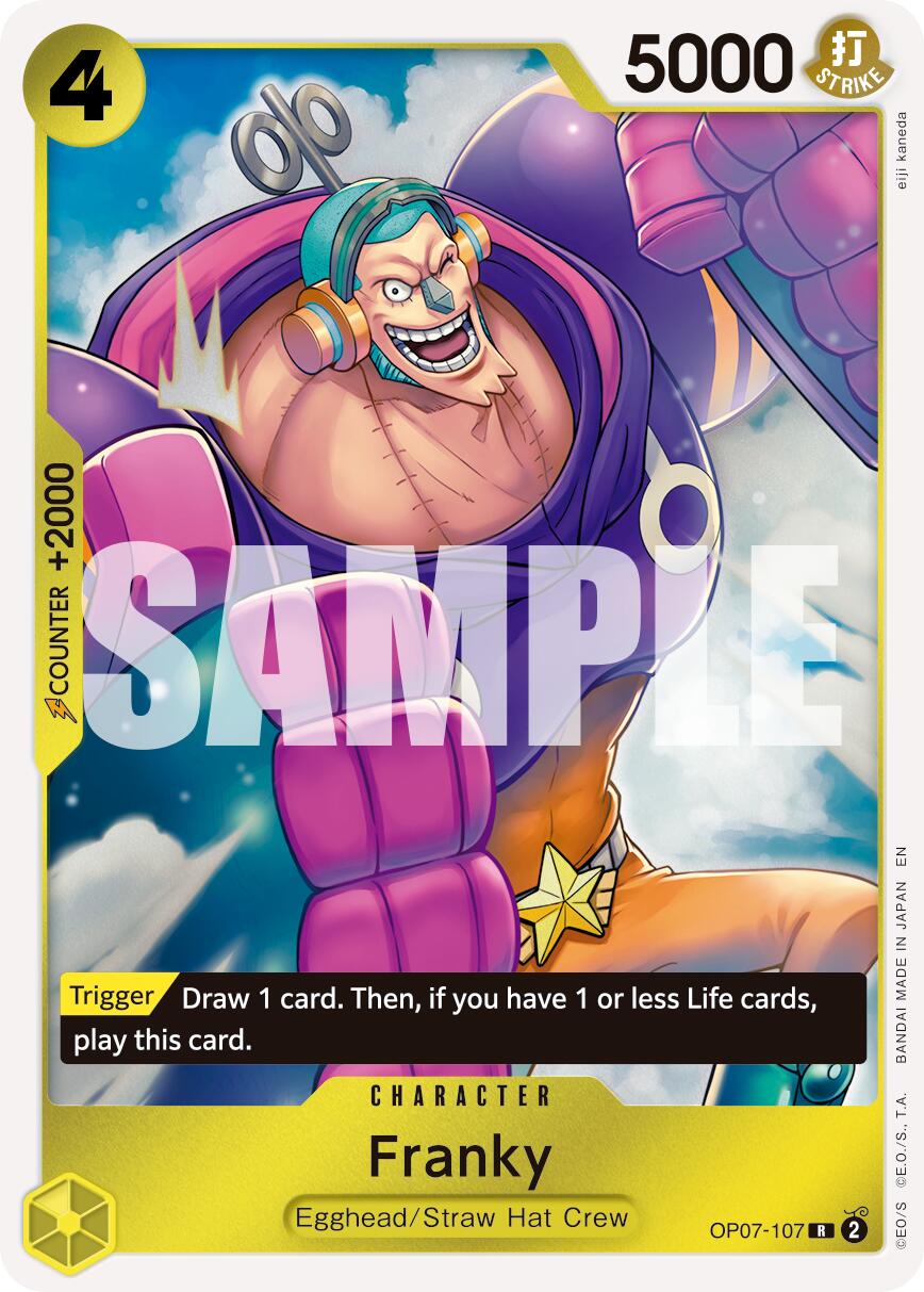 Franky - OP07-107 (Reprint) [PRB-02 - OP07-107]