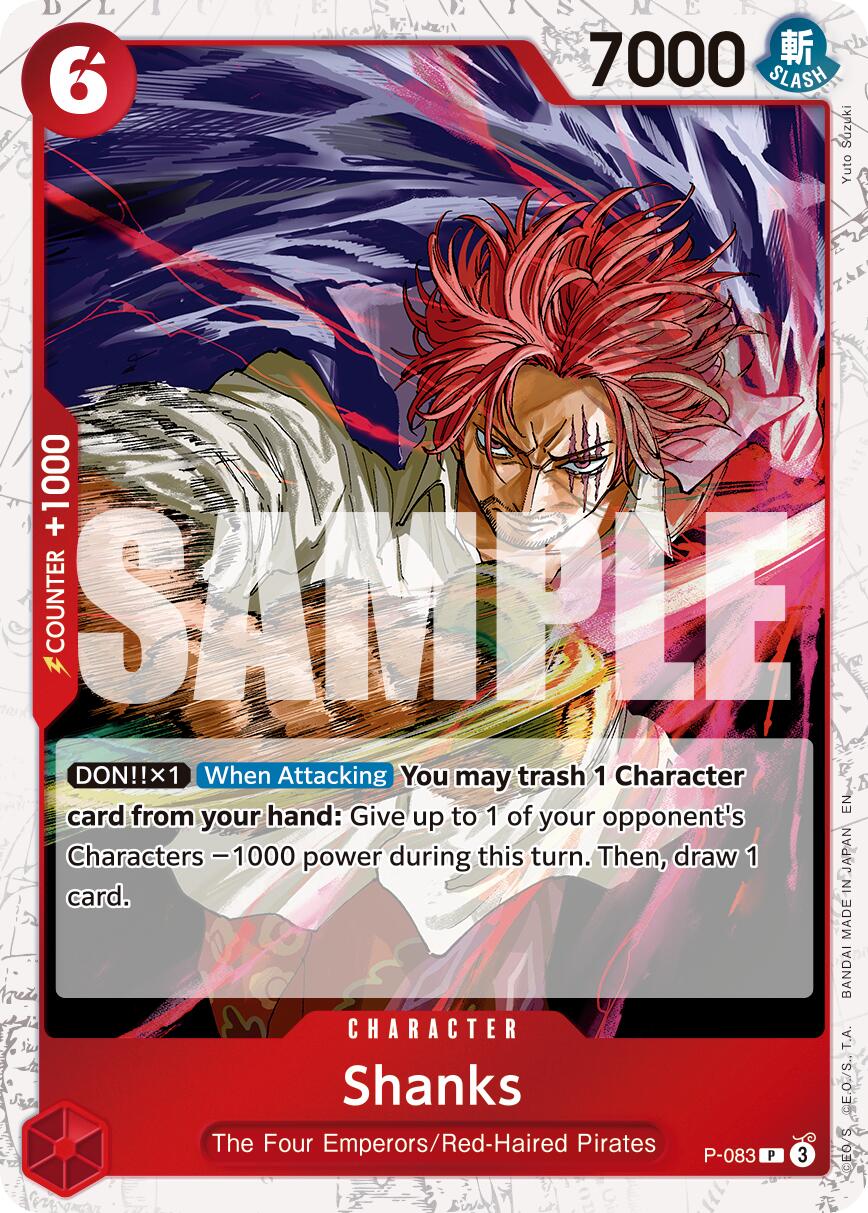 Shanks - P-083 (Pirate Foil) [PRB-02 - P-083]