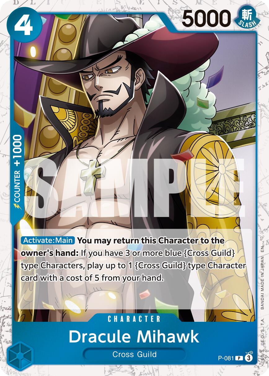 Dracule Mihawk - P-081 (Pirate Foil) [PRB-02 - P-081]