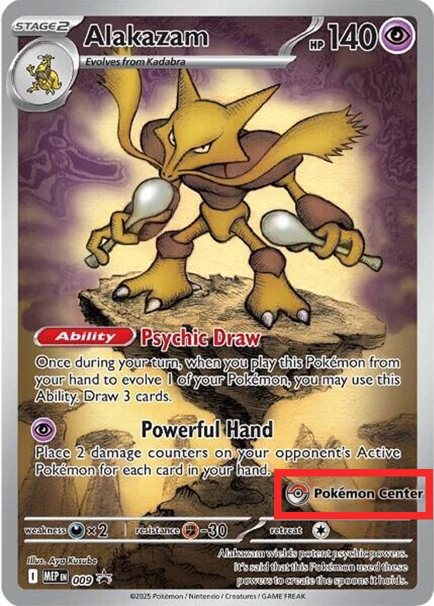 Alakazam - 009 (Pokemon Center Exclusive) [MEP - 009]