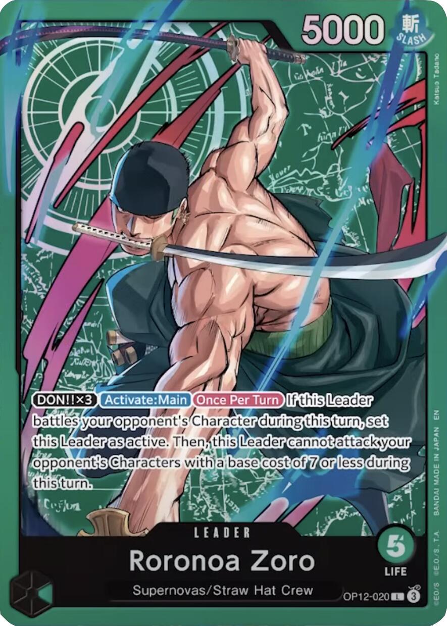 Roronoa Zoro - OP12-020 (Zoro Deck) [LT-01 - OP12-020]