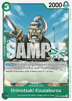 Shimotsuki Kouzaburou (Zoro Deck) [LT-01 - OP12-029]