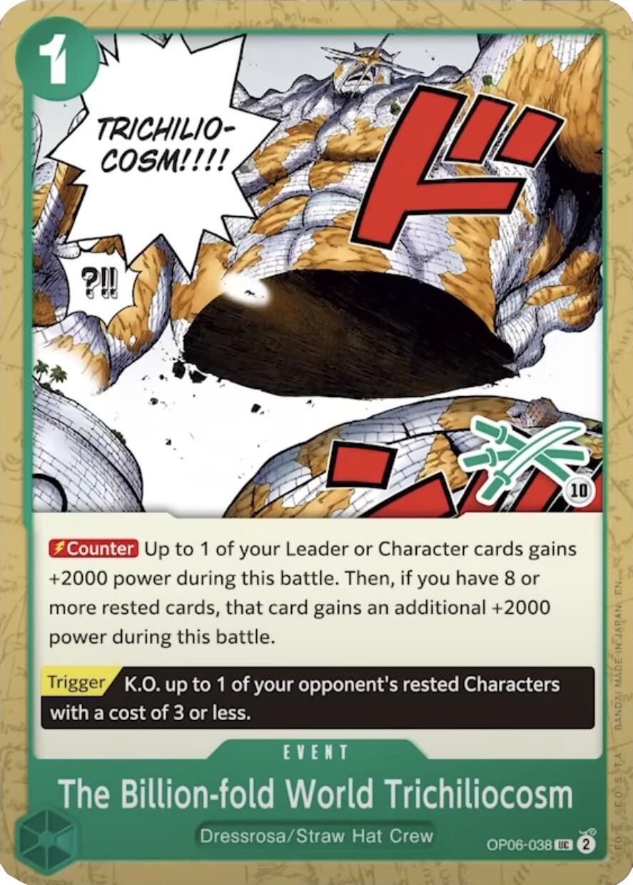 The Billion-fold World Trichiliocosm (Zoro Deck) [LT-01 - OP06-038]