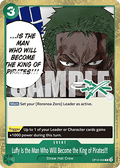 Luffy Is the Man Who Will Become the King of Pirates!!! (Zoro Deck) [LT-01 - OP12-039]