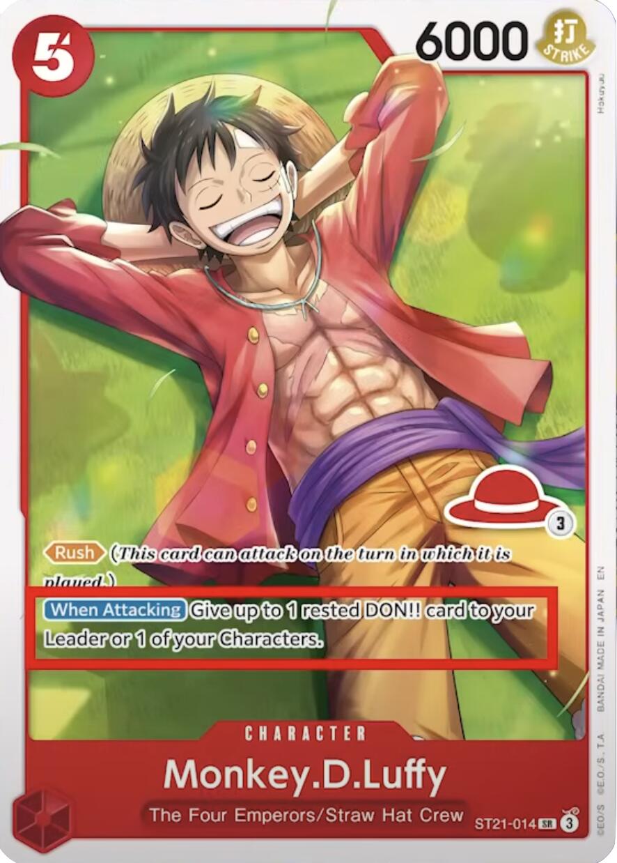Monkey.D.Luffy - ST21-014 (Luffy Deck) [LT-01 - ST21-014]