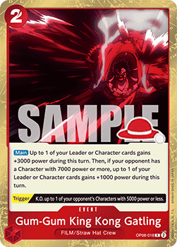 Gum-Gum King Kong Gatling (Luffy Deck) [LT-01 - OP06-018]