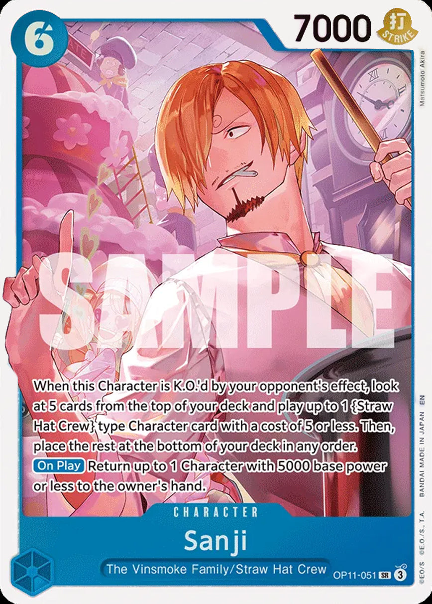 Sanji - OP11-051 (Nami Deck) [LT-01 - OP11-051]