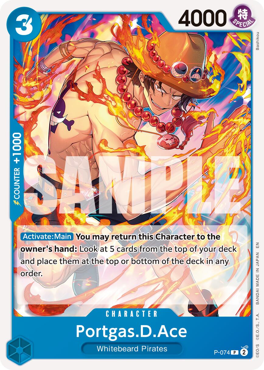 Portgas.D.Ace - P-074 (Pirate Foil) [PRB-02 - P-074]