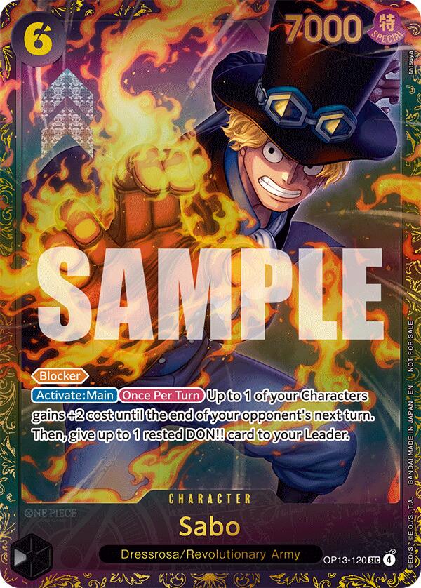 Sabo (Store Treasure Cup 2025) [OP-PR - OP13-120]