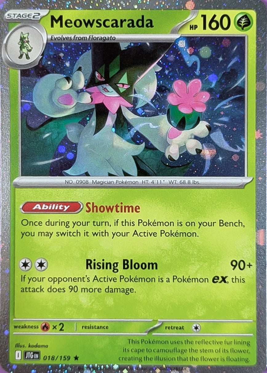 Meowscarada - 018/159 (Cosmos Foil) [MCAP - 018/159]
