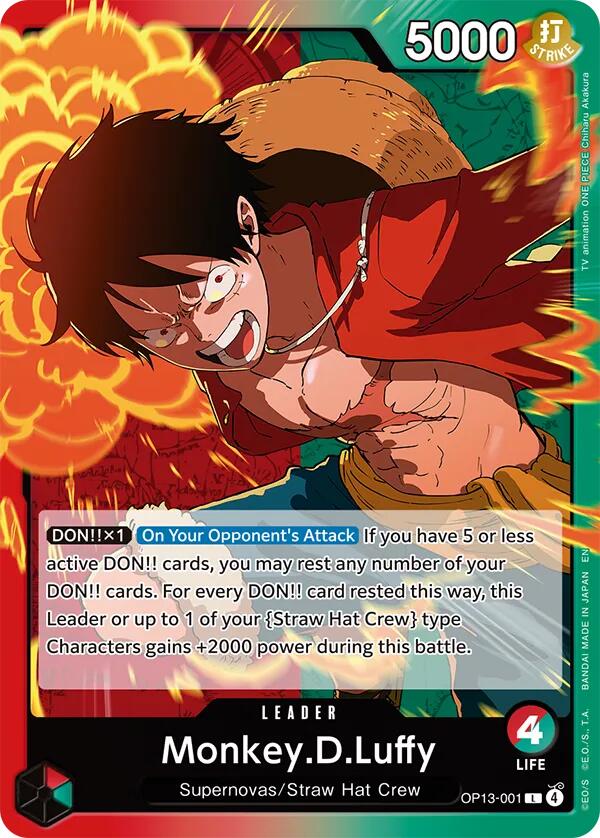 Monkey.D.Luffy (001) [OP13 - OP13-001]